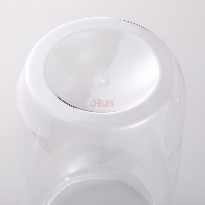 Our polypropylene jars for home organization pair with the large clear plastic jars, screw on aluminum lids, and Easy peel seal liners.